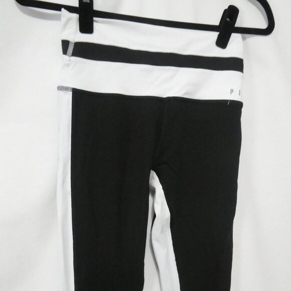 PINK - Victoria's Secret - Ultimate | small | Black and White Leggings - Picture 6 of 16